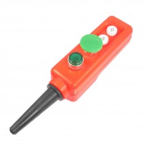 220V Latching Green Light Momentary Mushroom Up Down Hoist Push Button Switch