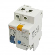 AC 230V 10A Single Pole Overload Protection Earth Leakage Circuit Breaker 1P+N
