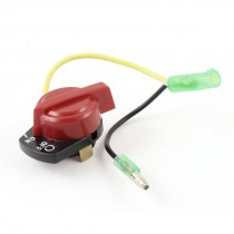 AC220V Electric Power Tool Red Plastic On Off Handy Rotary Switch
