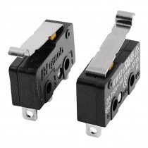 AC 250V 3A SPDT 3 Terminals 1NO 1NC Momentary Micro Switches 2 Pcs