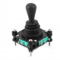 Black 360 Degree 4NO 4NC Game Joystick Switch AC 240V 5Amp