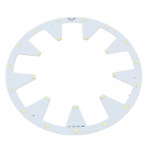 24W DC72-80V 300mA 80LM/W White 24 SMD 7030 LED Aluminum Base Heatsink