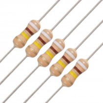 50 x 1/4W 250V 910K ohm Axial Lead Carbon Film Resistors