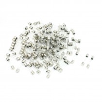 100 Pcs 6mm x 30mm Fast Acting Type Glass Tube Fuses 8A 250V for Security