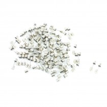 100 Pcs 250V 20A Fast Quick Acting Glass Tube Fuses Fast Blow 5mm x 20mm