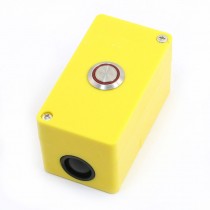 Self Lock Red Lamp Metal Push Button Control Box SPDT NO+NC 5A 250VAC
