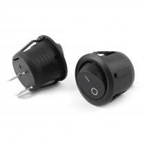 AC 250V 6A/10A SPST 2 Terminals 2 Positions Boat Rocker Switch 2 Pcs