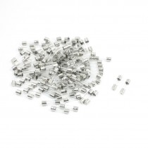 100 Pcs 5mm x 20mm Fast Blow Type Glass Tube Fuses 0.5A 250V Replacement