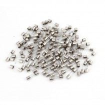 100 Pcs Fast Blow Type Clear Glass Tube Fuses 5mm x 20mm 250V 2A
