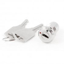 Electric 2 Positions 1NO+1NC Key Lock Switch AC 250V 1A