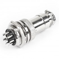 16mm 9P 9 Pin Male Female Panel Aviation Connector Plug 5A 200V AC