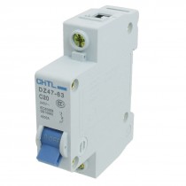 AC 240V Rated Current 20A Single Pole Miniature Circuit Breaker