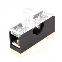 FS-10 AC 250V 10A 1 Pole 6x30mm Fuse Holder Base w Light