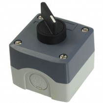 Long Handle SPST Latching 2-Position Rotary Selector Push Button Switch 240V 3A