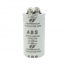 ABS 150MFD 150uF 250V Cylindrical AC Motor Starting Capacitor