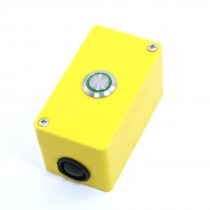 Green Pilot Light Momentary Metal Button Station SPDT NO+NC 5A 250VAC