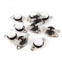 10pcs AC250V 10A 85C NC Auto Reset 2Pin Terminals Temperature Control Switch