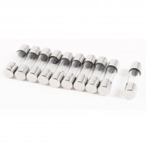 10 Pcs Fast Blow Type Glass Tube Fuses 5x20mm 250V 6.3A