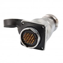 Waterproof Electrical Deck 24-Pin Circular Connector Plug 10A 250V AC