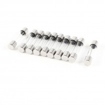 10 Pcs Fast Blow Type Glass Tube Fuses 6x30mm 250V 10A