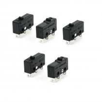 5 x 3-Terminal SPDT 1NO 1NC Momentary Micro Switch 3A/250VAC 5A/125AC