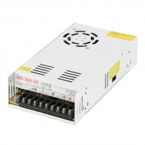 LED Strip Illuminated Switching Power Supply Driver 360W 200-240VAC DC24V 15A