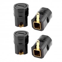 Plastic Cap 7.9mmx6.8mm Carbon Brush Holder 4 Pcs for Hitachi 100 Angle Grinder