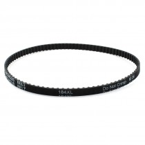 XL-184 92 Teeth 7.9mm Width Black Rubber Cogged Industrial Timing Belt 18.4"