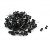 200Pcs 22uH 900mA 6x10mm 10% Tolerance Shielded Radial Lead Inductor Black