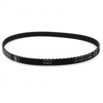 XL-184 92 Teeth 9.5mm Width Black Rubber Cogged Industrial Timing Belt 18.4"