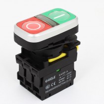 LA115-A 660V 10A Momentary Two Buttons Red Green Push Button Switch
