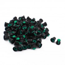 80 Pcs Plastic 5.5mm Knurled Shaft Taper Volume Knob Cap for Potentiometer Pot