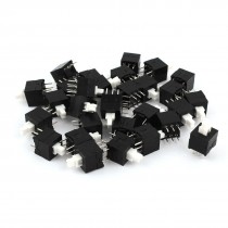 30 Pieces 16mmx8.6mmx8.5mm 6 Pins Latching Push Button Tact Tactile Micro Switch