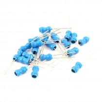 20Pcs 50uH 500mA 4x6mm 10% Tolerance Radial Lead Inductor Blue