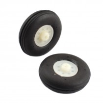 RC Airplane Landing Part Black Rubber Tail Wheel Tire Tyre 31mm x 10mm 2 Pcs