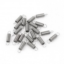 0.24" OD x 0.018" Wire Dia x 0.5" Long Extension Spring Connectors 20Pcs