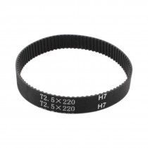 T2.5x220 88-Tooth 10mm Width Black Synchronous Timing Belt 8.7" for 3D Printer