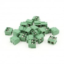 20 Pcs 5 08mm Pitch 2pin Pluggable Type PCB Mount Screw Terminal Block Connector
