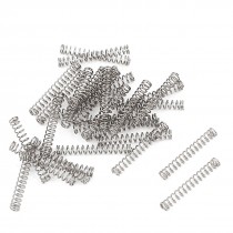0.09" OD x 0.012" Wire Dia x 0.65" Long Compression Spring Connectors 20Pcs