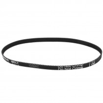123MXL025 154-Tooth 6.4mm Width Black Groove Timing Belt for Stepper Motor