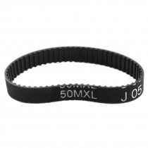 50MXL025 63-Teeth 1/4" Wide 2.032mm Pitch Black 3D Printer Cogged Timing Belt