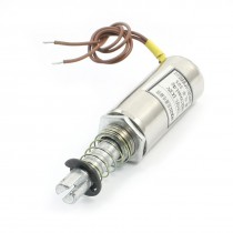 DC 12V Pull Type Sring Loaded Solenoid Electromagnet 0mm 1Kg MQ8-Z12