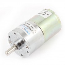 DC 12V 50 RPM Speed 6mm Dia Shaft Magnetic Gearbox Electric Geared Motor