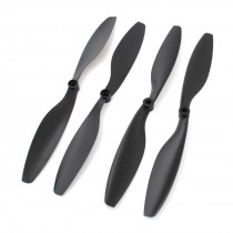 2 Pairs 1045 Black Carbon Fiber 2 Blades CW CCW Propeller for RC Multirotor