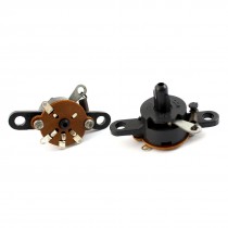 AC 250V 1A Electric Wall Fan Solder 4 Pin Latching Pull Cord Switch 2pcs