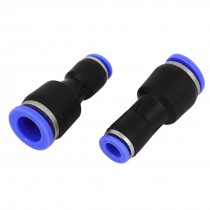 Push In Fittings Pneumatic Connection 10mm to 6mm 2 Pcs