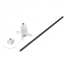 4mm Dia Aluminum Alloy RC Multi Rotor GPS Folding Antenna Holder Fitting Set