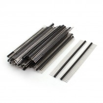 2.54mm Pitch Single Row 40-Pin Male Through Hole Pin Header 50Pcs