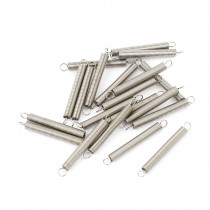0.14" OD x 0.016" Wire Dia x 1" Long Extension Spring Connectors 20Pcs