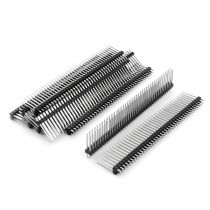 10 Pcs 2.54mm Pitch 80-Pin Male Double Row Pin Header Strip 19mm